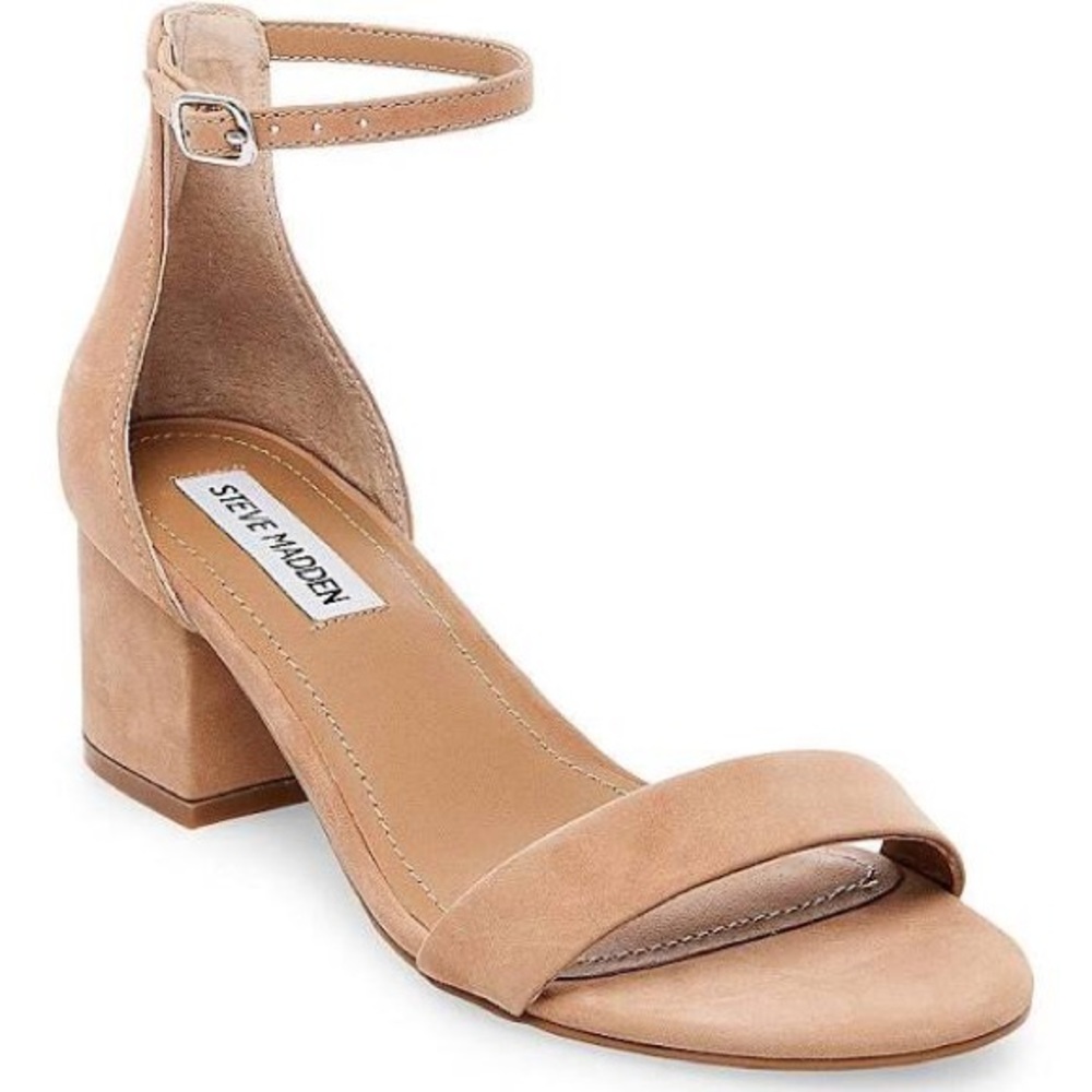 Nude/tan Suede Steve Madden heels